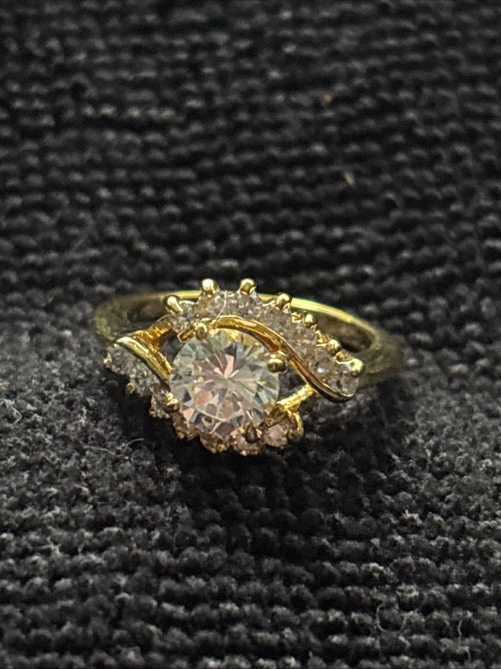Costume Jewelry Rings, Vintage Size 6.5
